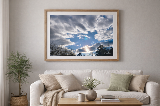 Breaking Through - Dramatic Sky Digital Print