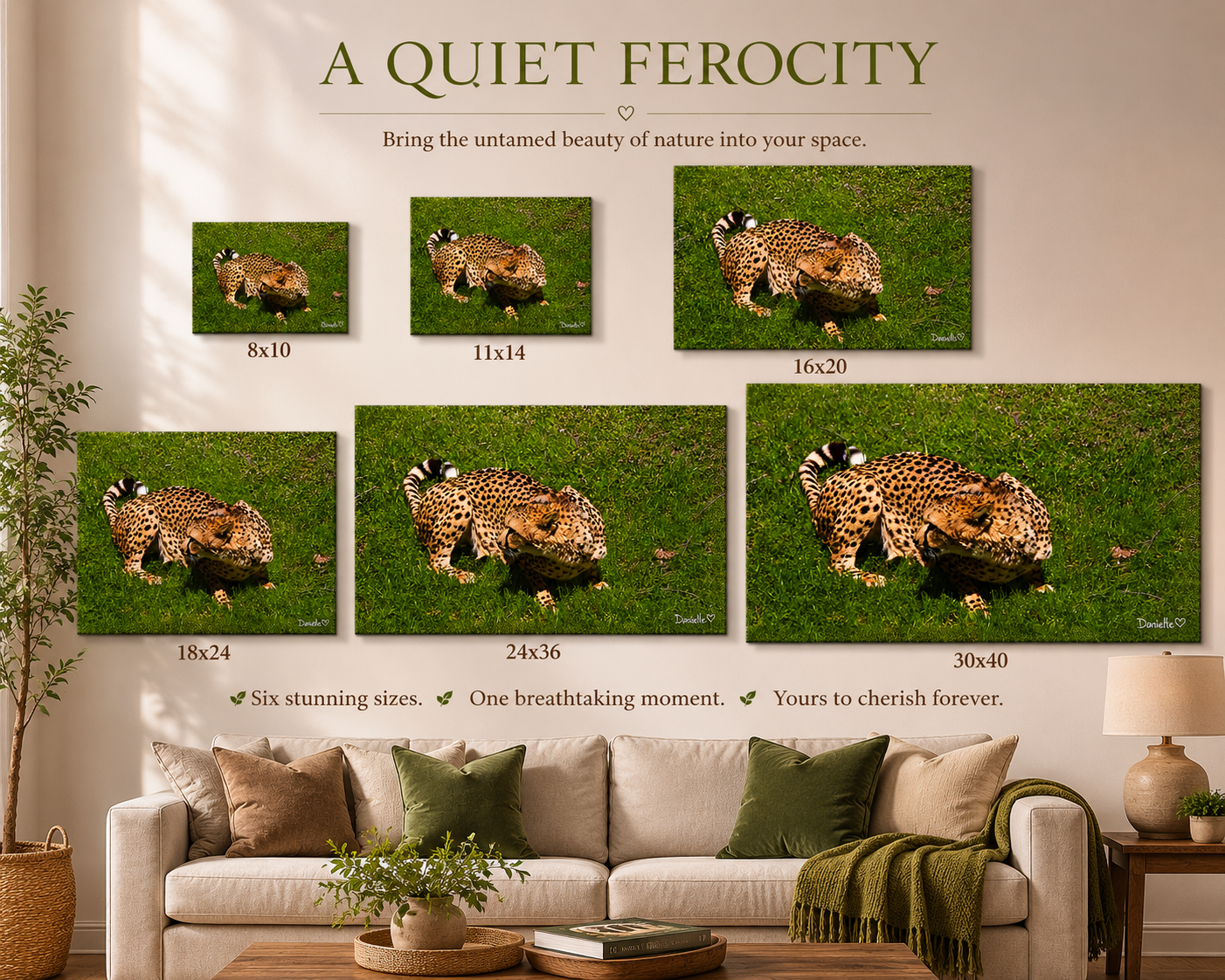 A Quiet Ferocity — Cheetah Digital Print | Wildlife Wall Art