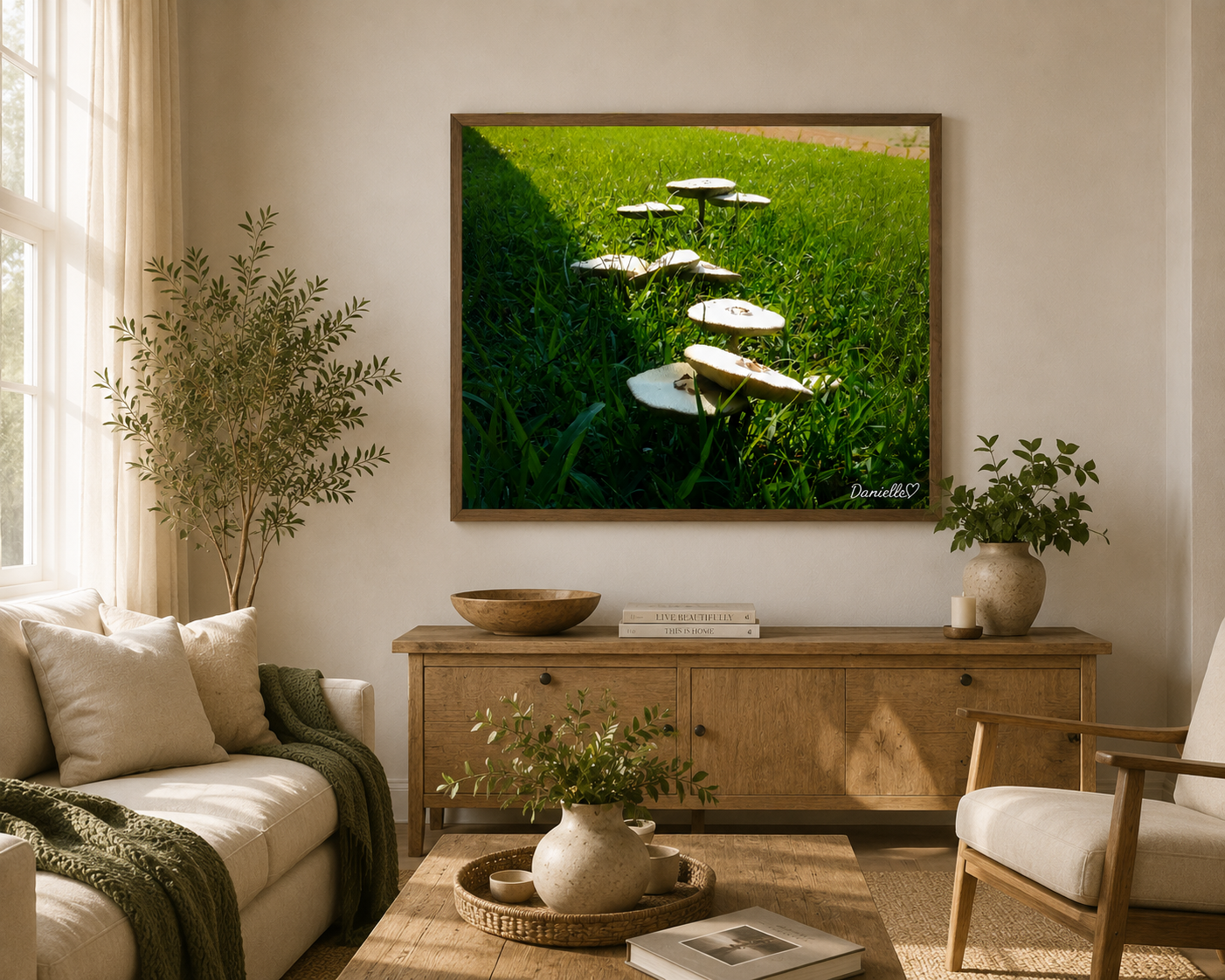 Nature's Staircase - Mushroom Digital Print