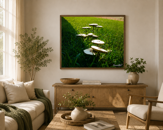 Nature's Staircase - Mushroom Digital Print