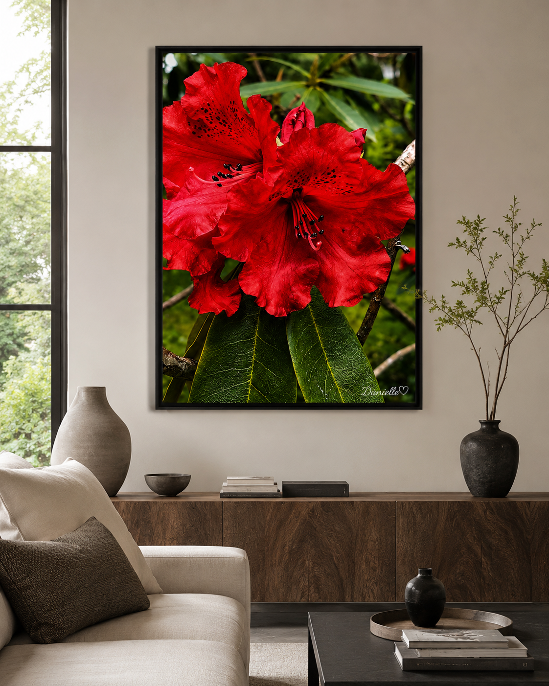 Unapologetic Red - Botanical Digital Print