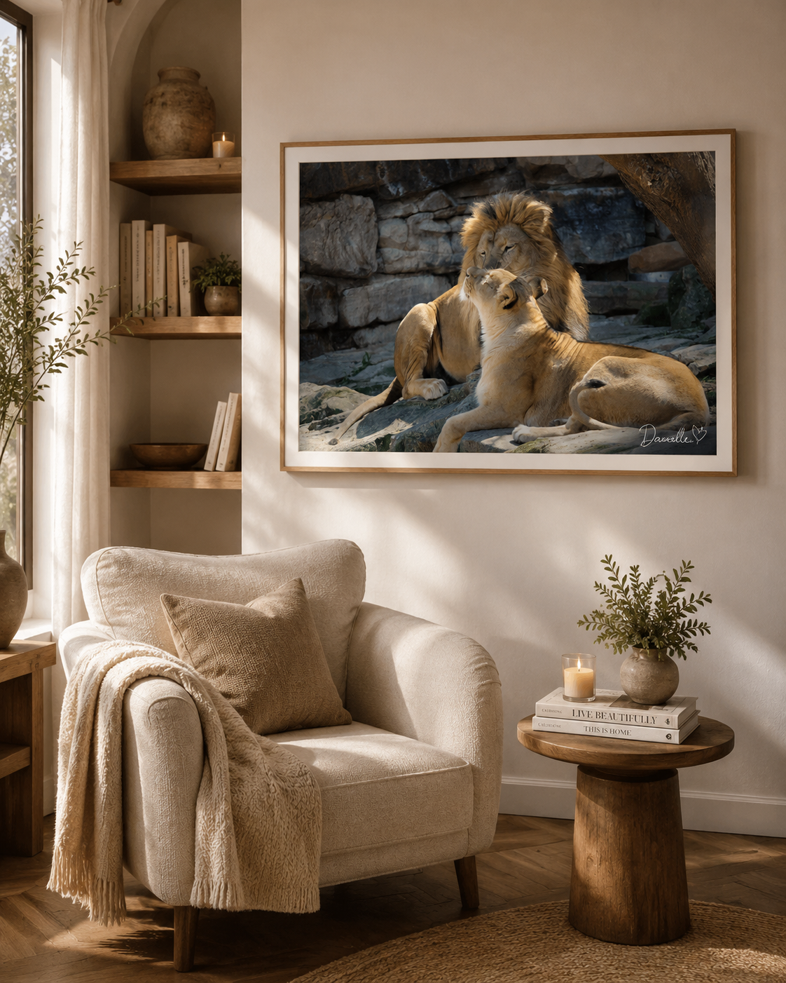 Wild Devotion - Lion Digital Print